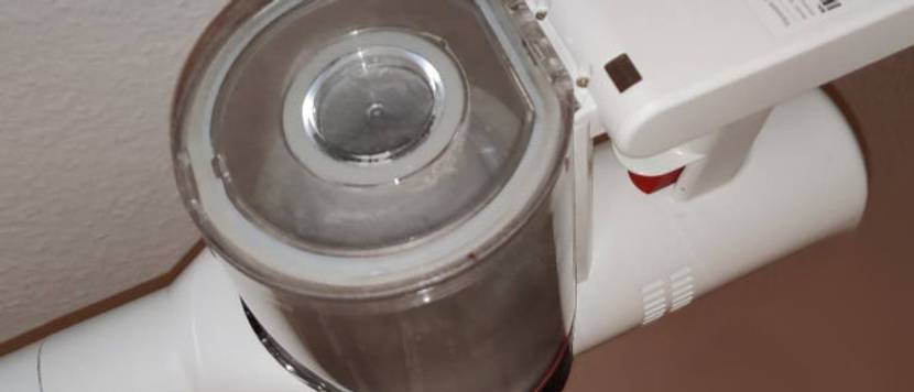 Staubsauger von Xiaomi, Staubbehälter.